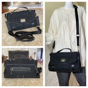 Tignanello Doctors Satchel Crossbody Shoulder Bag Vegan